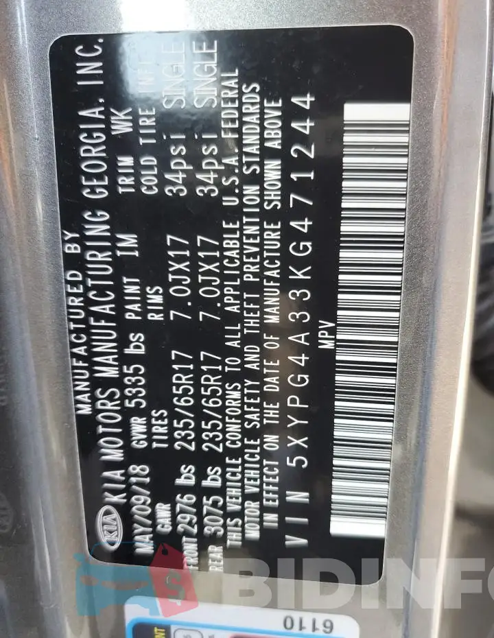 5XYPG4A33KG471244 Photo# 13