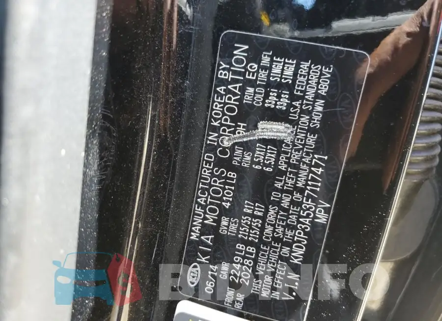 KNDJP3A53F7117471 Photo# 13