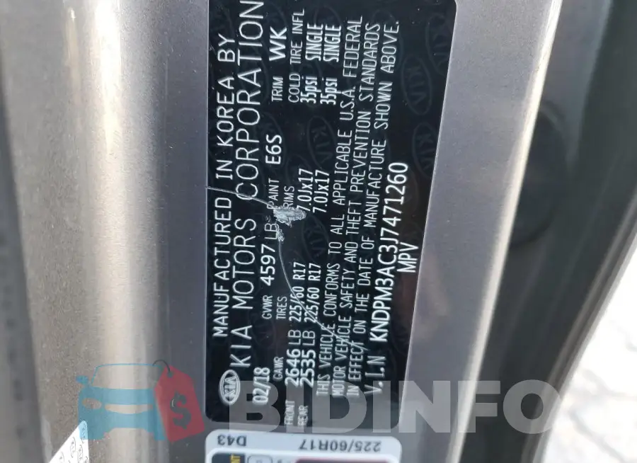 KNDPM3AC3J7471260 Photo# 12