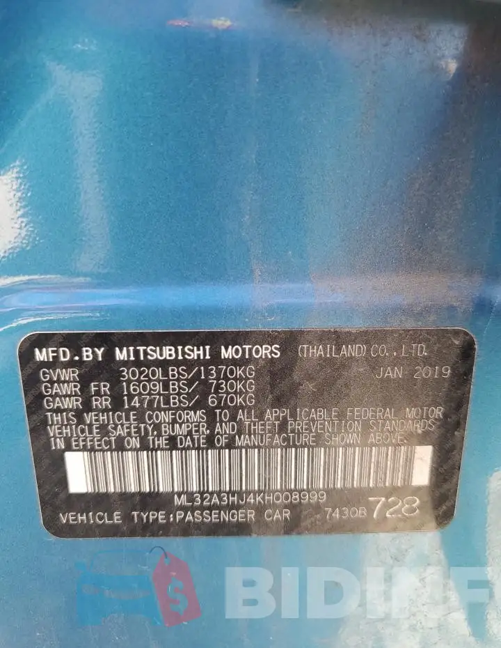 ML32A3HJ4KH008999 Photo# 12