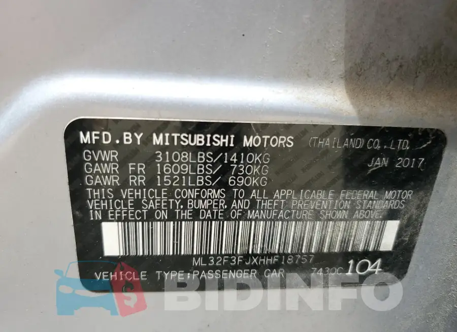 ML32F3FJXHHF18757 Photo# 12