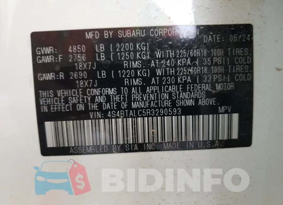4S4BTALC5R3290593 Photo# 13