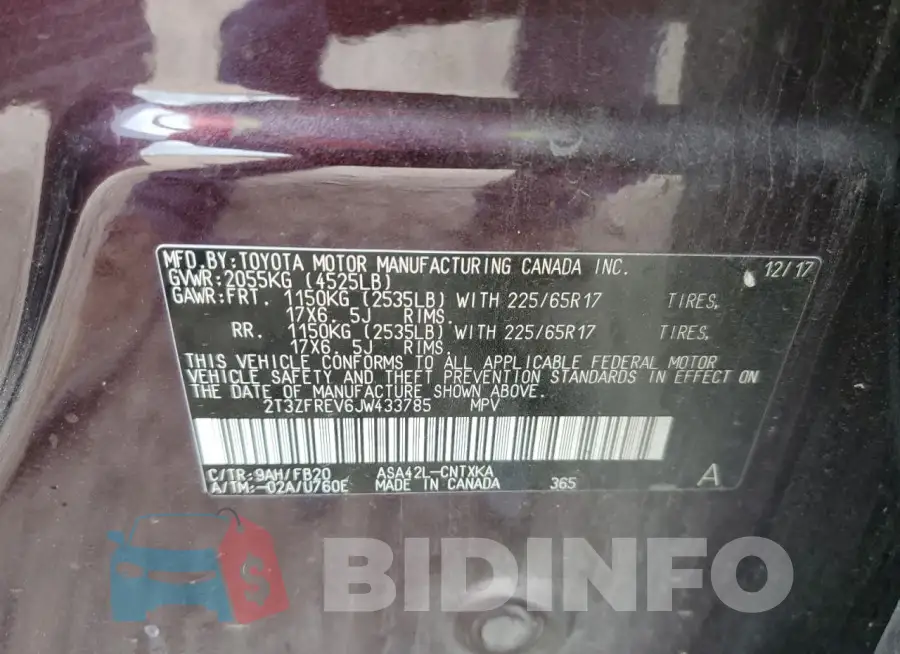 2T3ZFREV6JW433785 Photo# 12