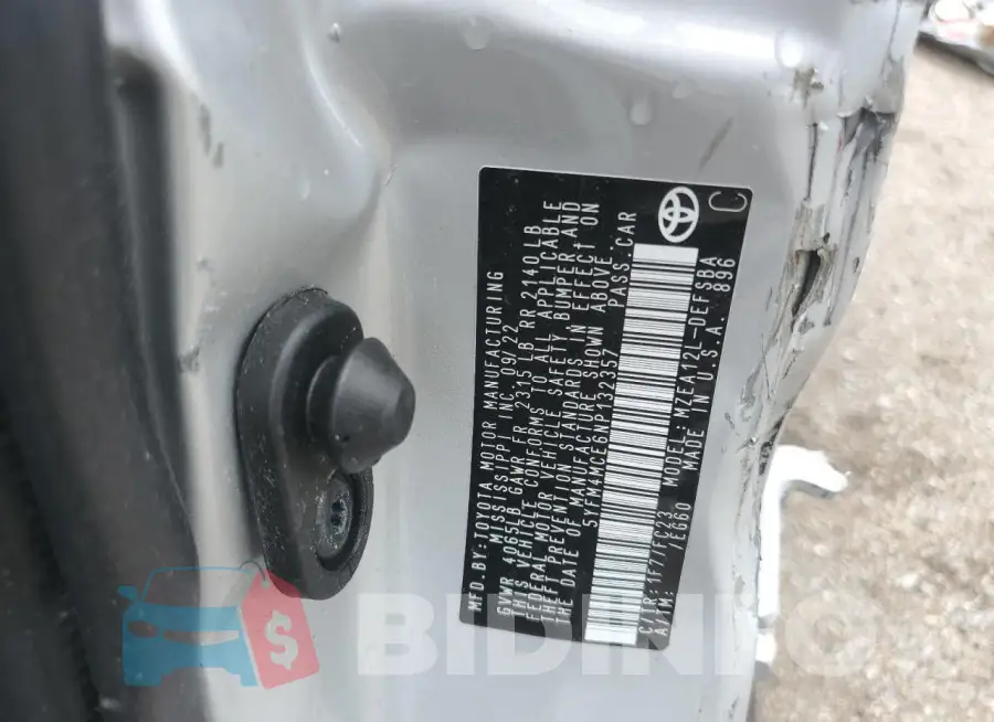 5YFM4MCE6NP132357 Photo# 12