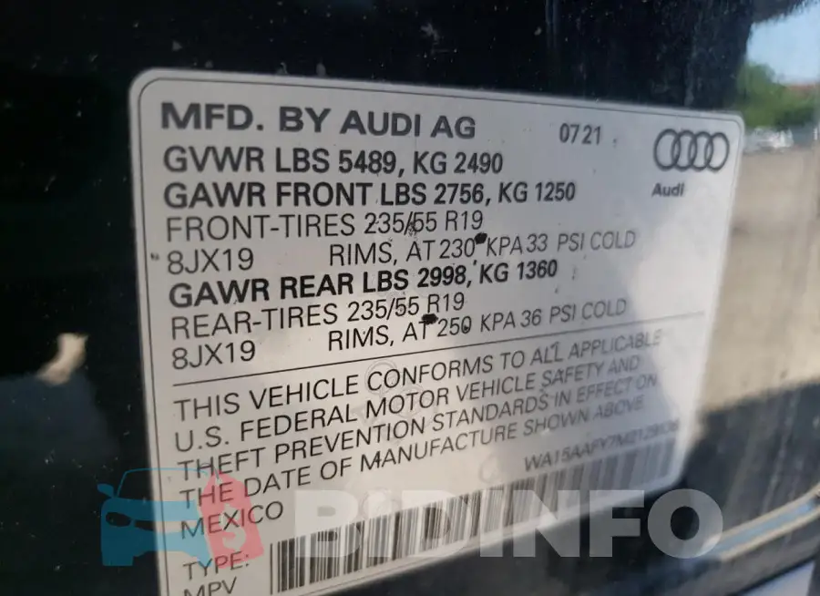 WA15AAFY7M2129136 Photo# 12