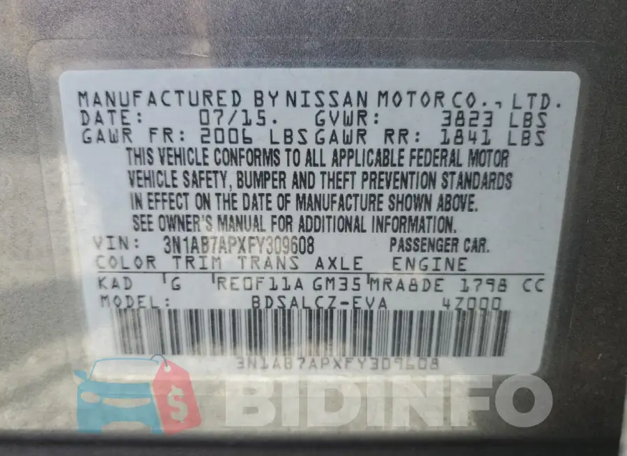 3N1AB7APXFY309608 Photo# 12