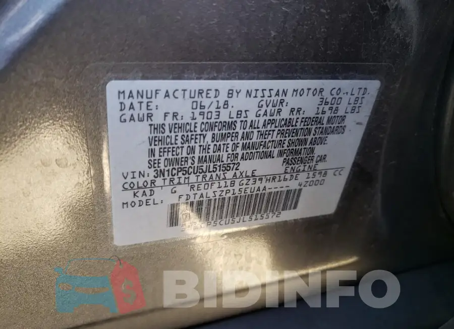 3N1CP5CU5JL515572 Photo# 14