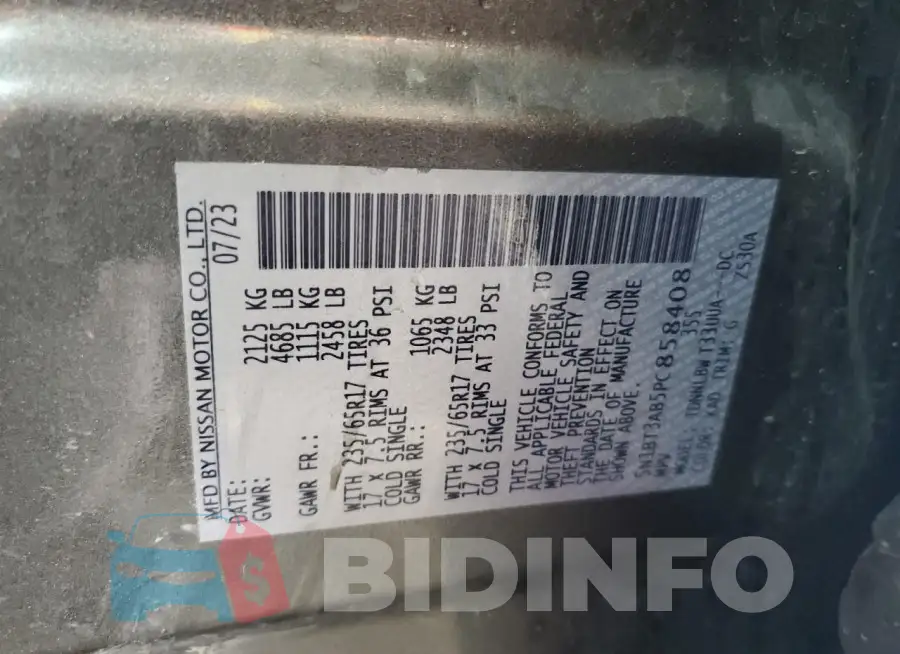 5N1BT3AB5PC858408 Photo# 13