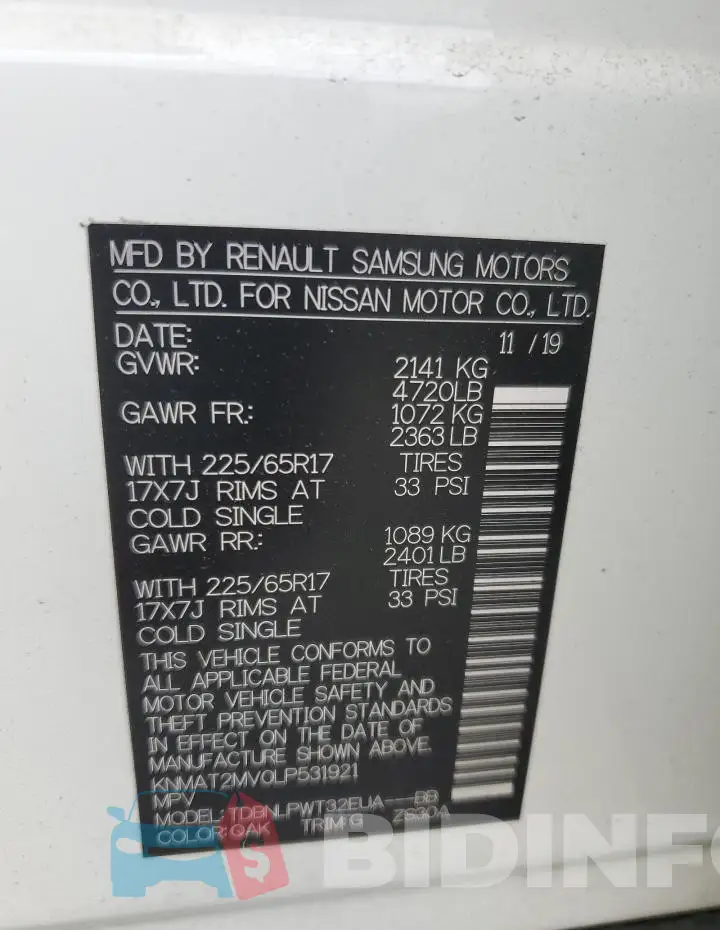 KNMAT2MV0LP531921 Photo# 14