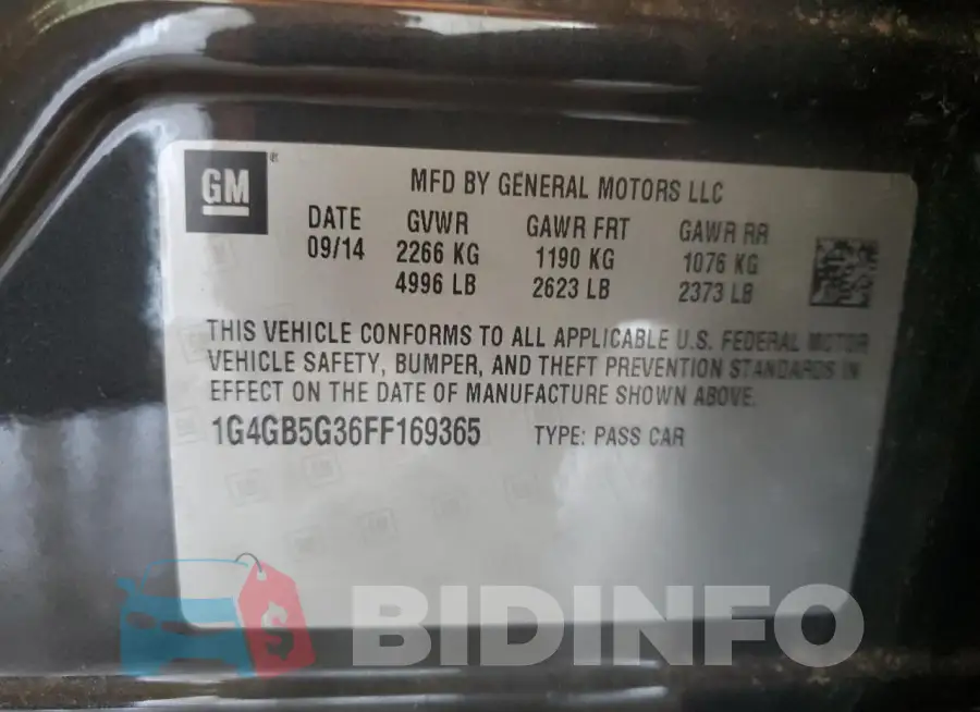 1G4GB5G36FF169365 Photo# 12