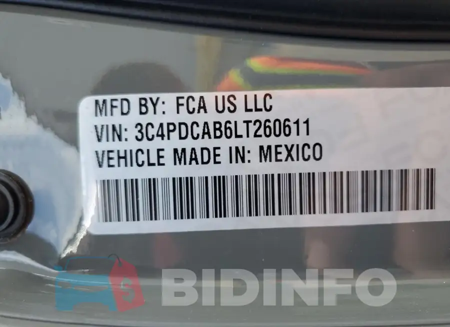 3C4PDCAB6LT260611 Photo# 13
