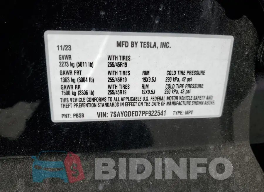 7SAYGDED7PF922541 Photo# 13