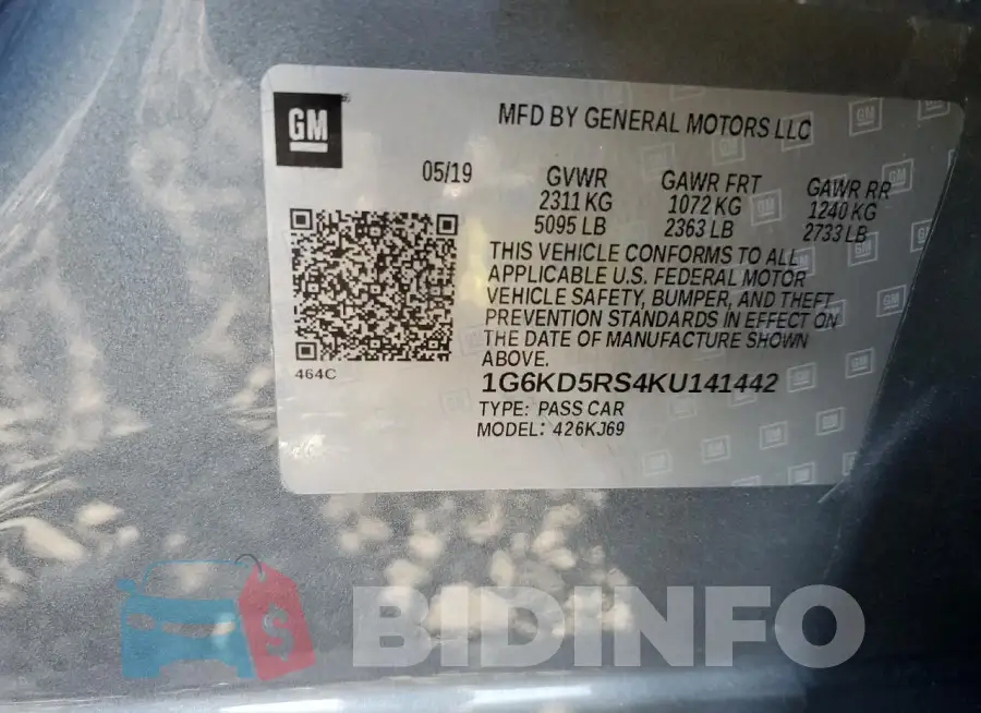 1G6KD5RS4KU141442 Photo# 13