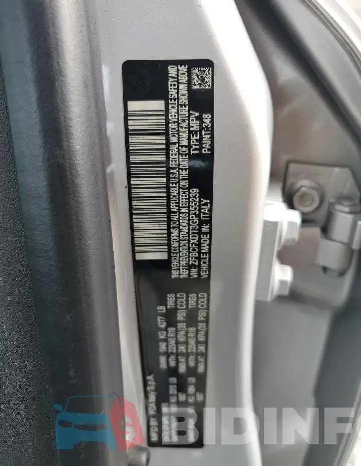 ZFBCFXDT3GP355239 Photo# 13