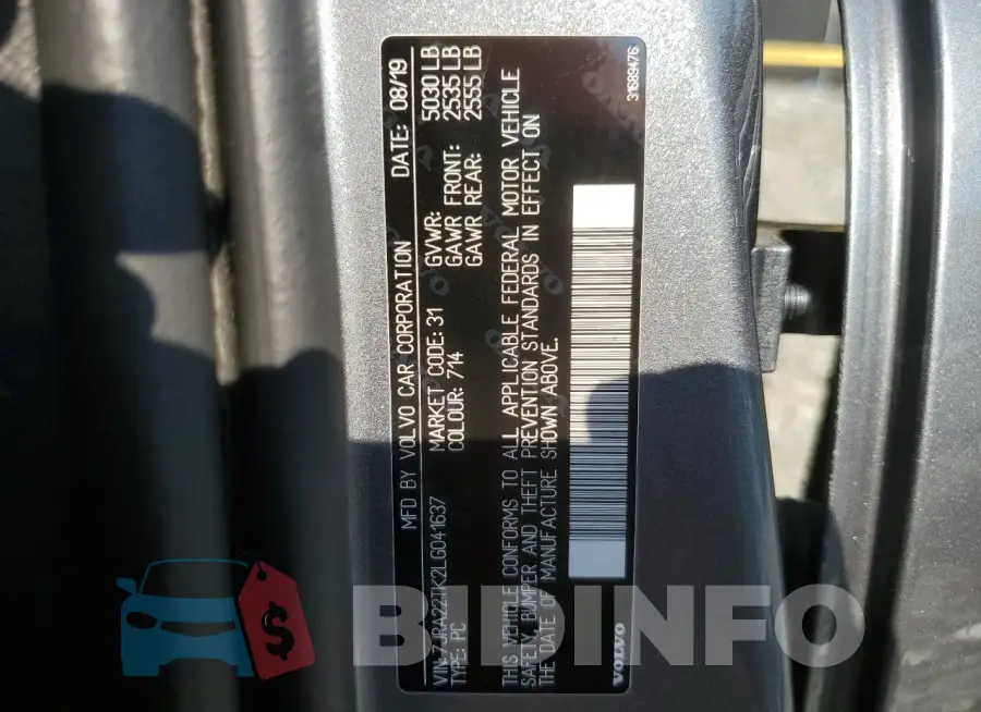 7JRA22TK2LG041637 Photo# 12