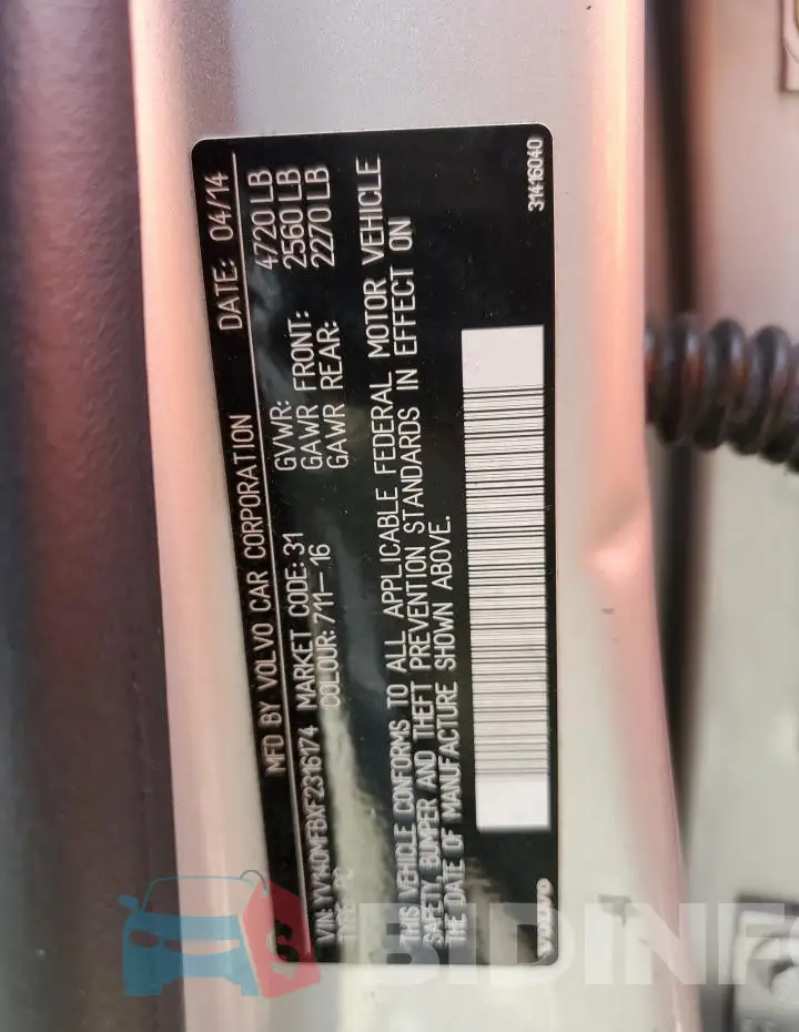 YV140MFBXF2316174 Photo# 12