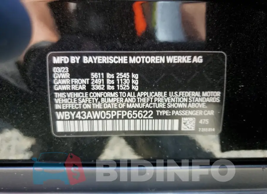 WBY43AW05PFP65622 Photo# 12