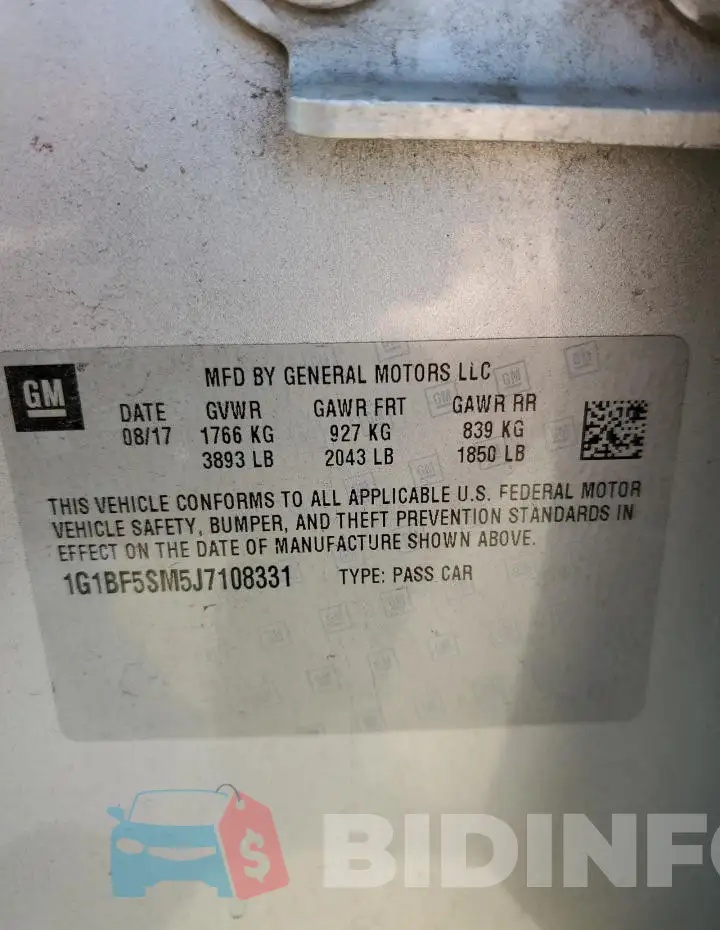 1G1BF5SM5J7108331 Photo# 12