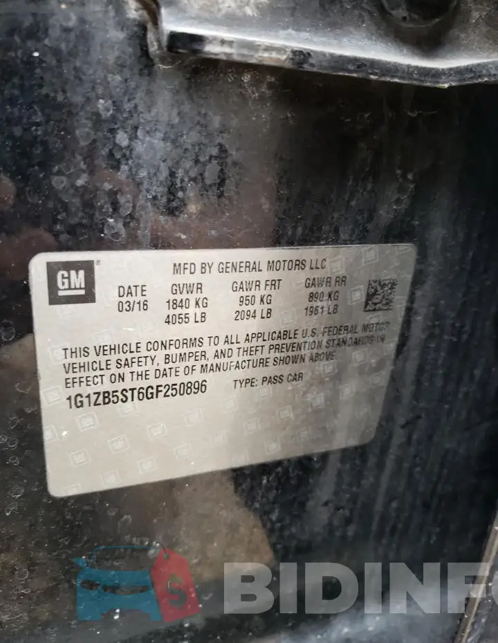 1G1ZB5ST6GF250896 Photo# 12