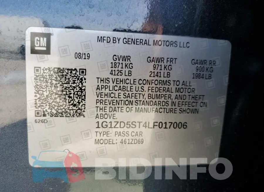 1G1ZD5ST4LF017006 Photo# 12