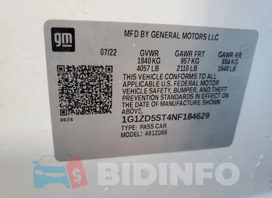 1G1ZD5ST4NF184629 Photo# 13