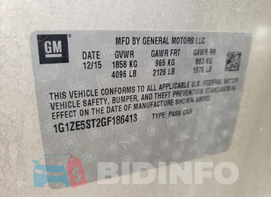 1G1ZE5ST2GF186413 Photo# 12