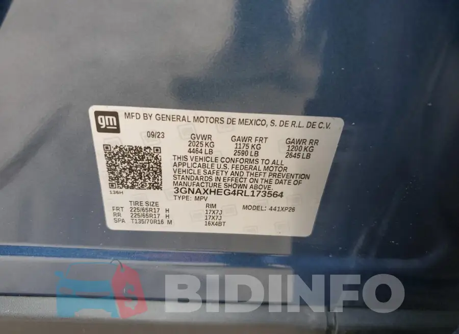 3GNAXHEG4RL173564 Photo# 14