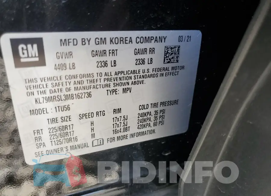 KL79MRSL3MB162736 Photo# 13