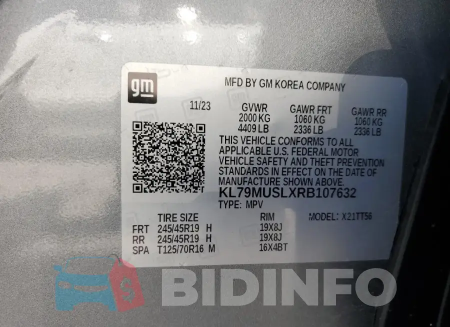 KL79MUSLXRB107632 Photo# 14