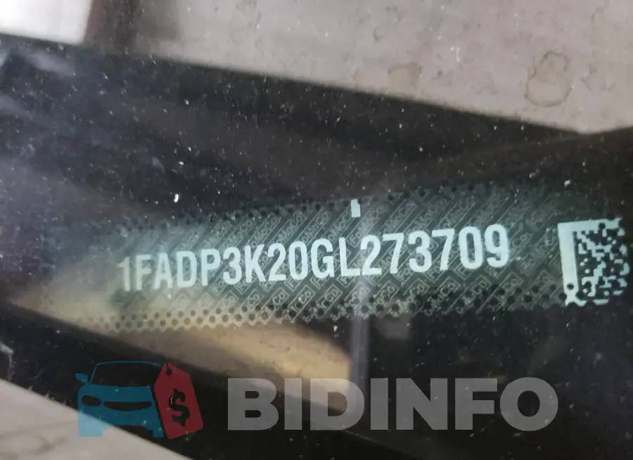 1FADP3K20GL273709 Photo# 12