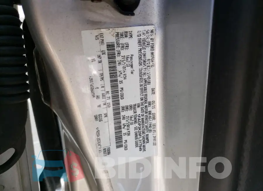 1FADP3K29FL317849 Photo# 12