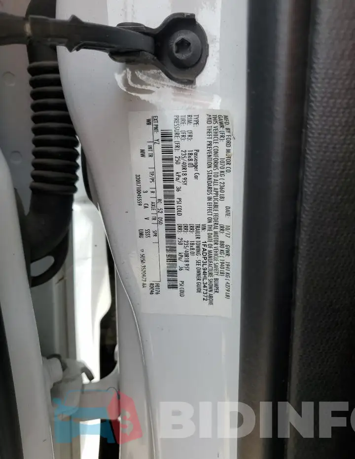 1FADP3L94HL347372 Photo# 12
