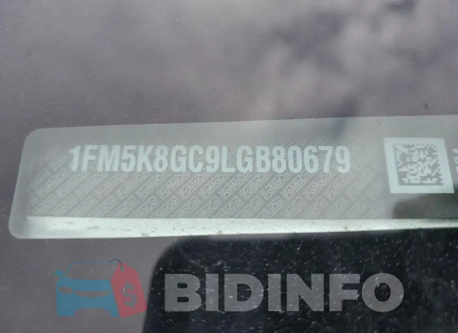 1FM5K8GC9LGB80679 Photo# 13