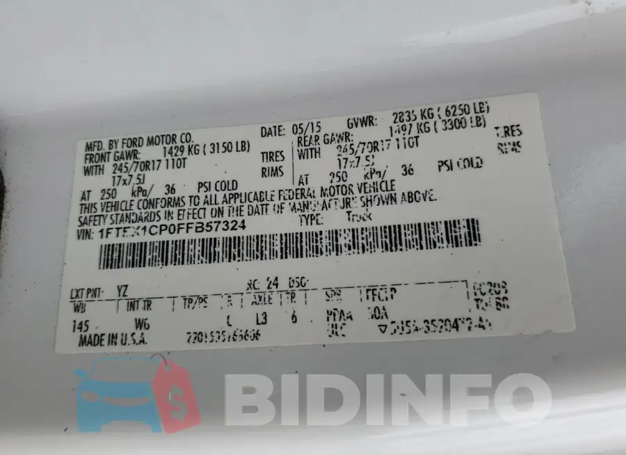 1FTEX1CP0FFB57324 Photo# 12
