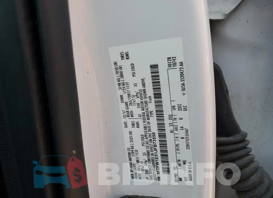 1FTFW1E51JFB73558 Photo# 12