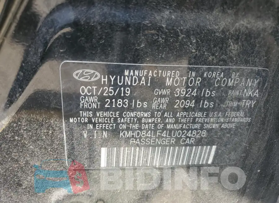 KMHD84LF4LU024828 Photo# 12