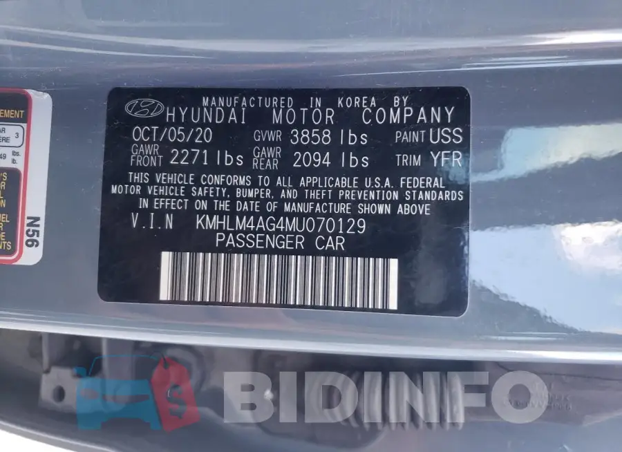 KMHLM4AG4MU070129 Photo# 12