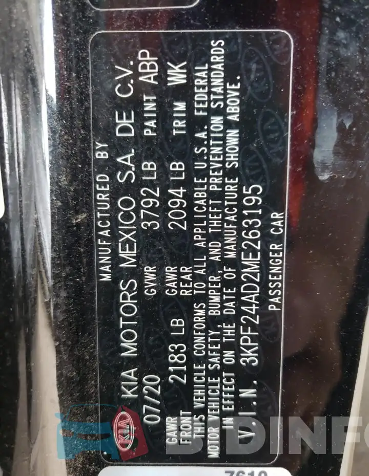 3KPF24AD2ME263195 Photo# 12
