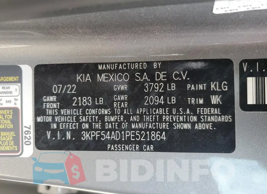 3KPF54AD1PE521864 Photo# 12
