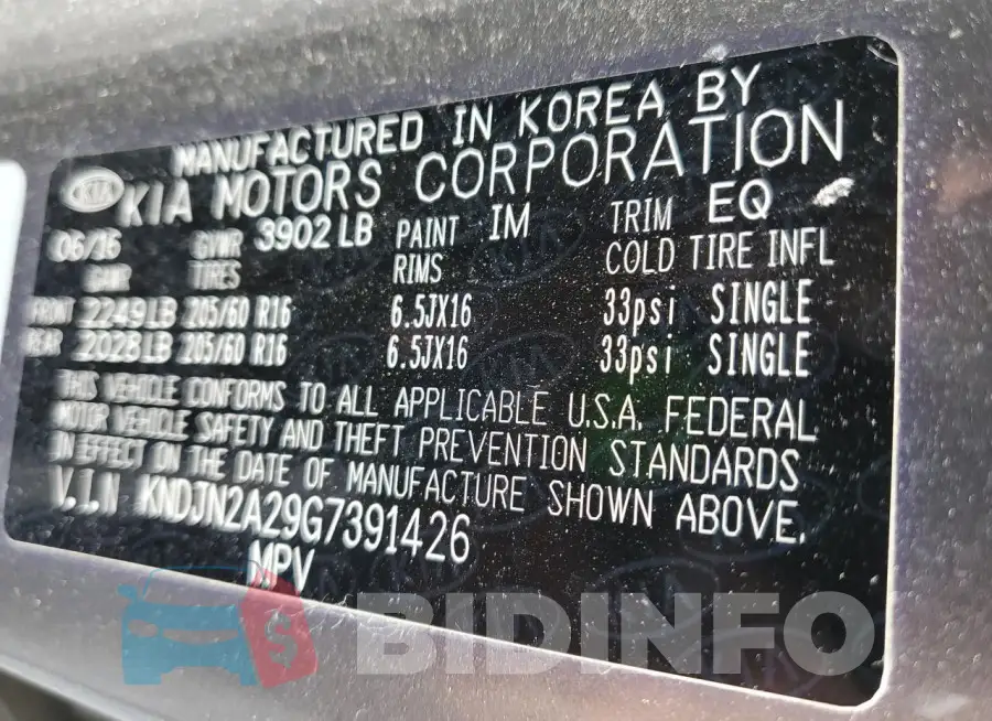 KNDJN2A29G7391426 Photo# 12