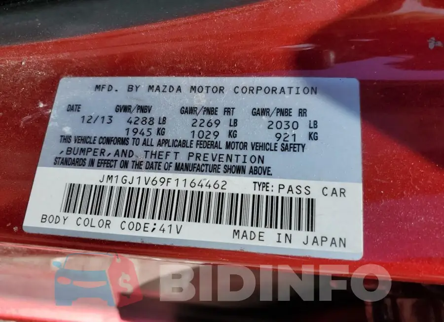 JM1GJ1V69F1164462 Photo# 12
