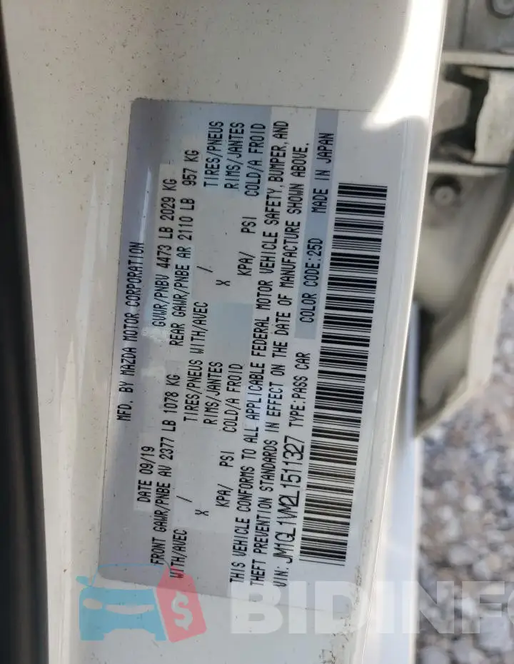 JM1GL1VM2L1511327 Photo# 12