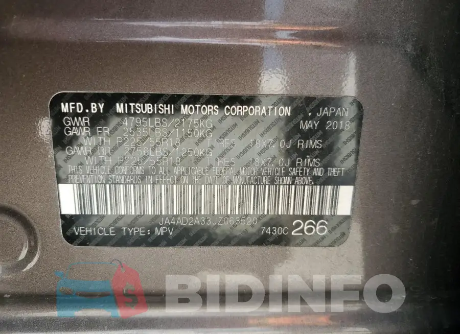 JA4AD2A33JZ063520 Photo# 13