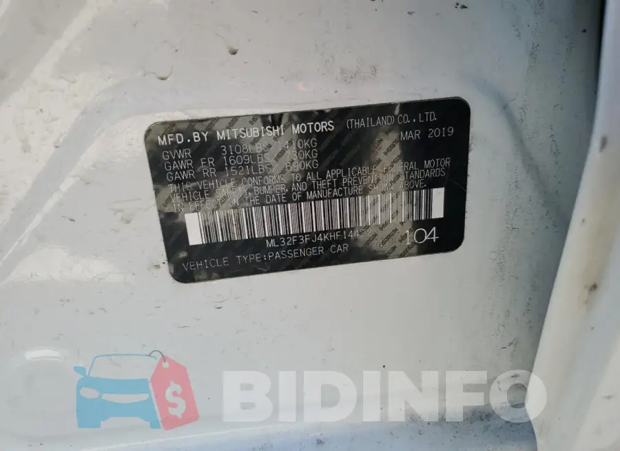 ML32F3FJ4KHF14422 Photo# 12