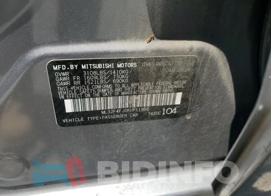ML32F4FJ0KHF11958 Photo# 12
