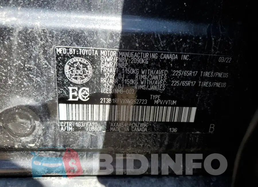 2T3B1RFVXNW262723 Photo# 12