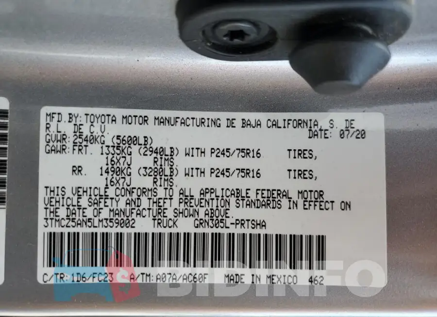 3TMCZ5AN5LM359002 Photo# 12