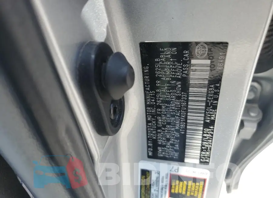 4T1BD1FK0FU167337 Photo# 12