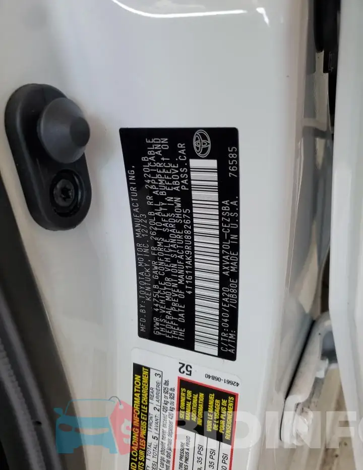 4T1G11AK9RU882675 Photo# 13