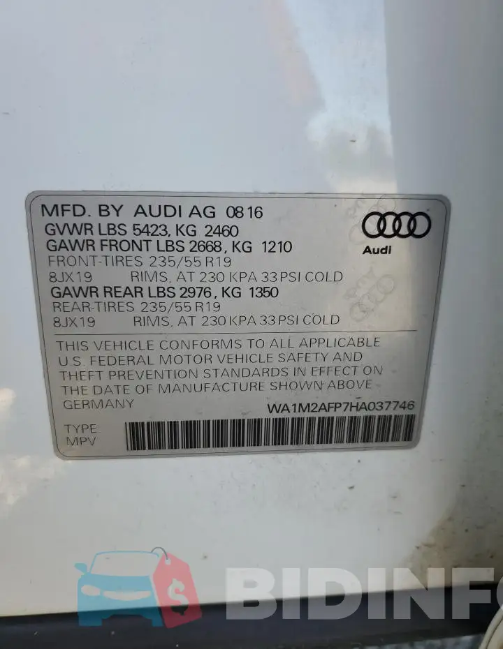 WA1M2AFP7HA037746 Photo# 13